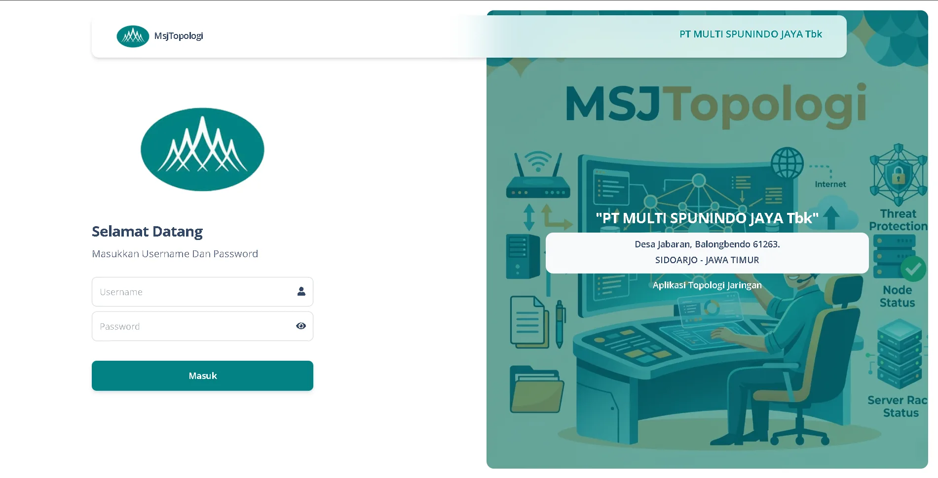 MSJ Network Topology Visualization Web