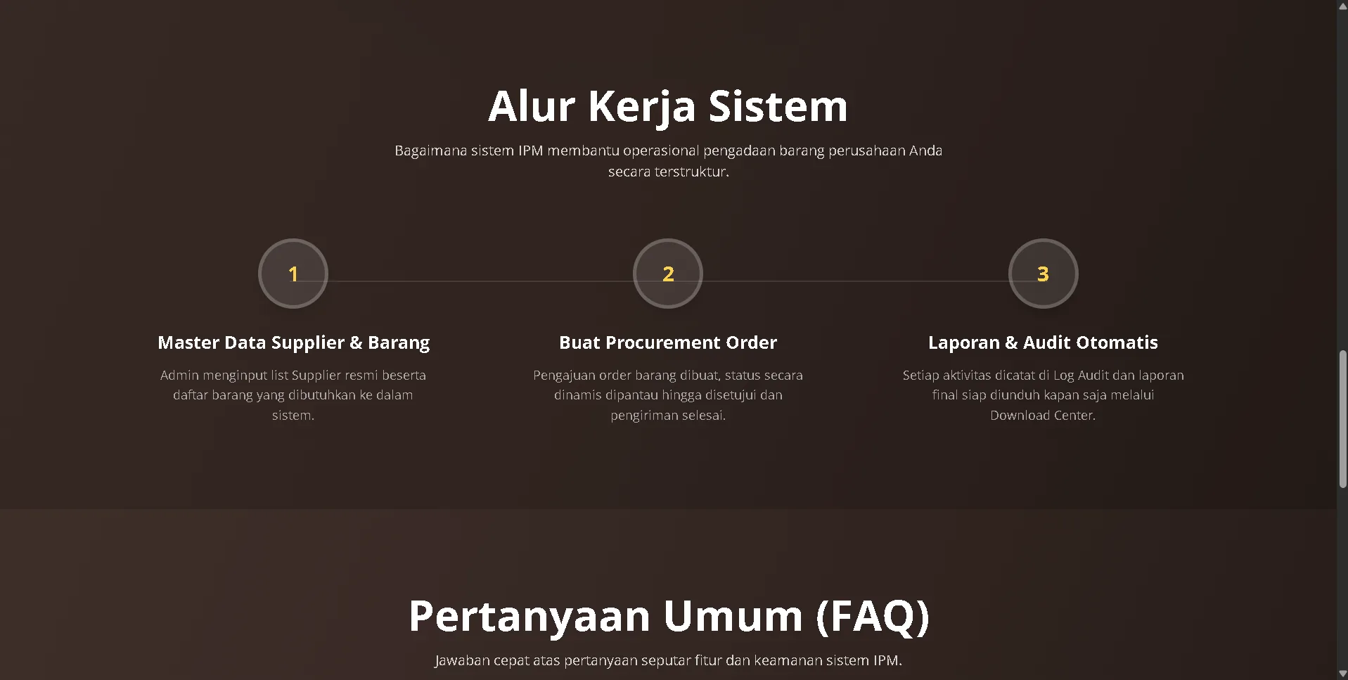 IPM System - Inventory & Procurement Management